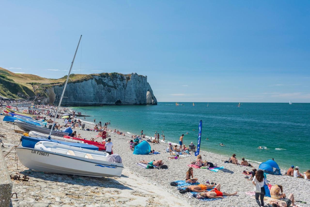 Appartement la belle vue le diamant des yeux mer et golf front mer à Étretat Extérieur photo