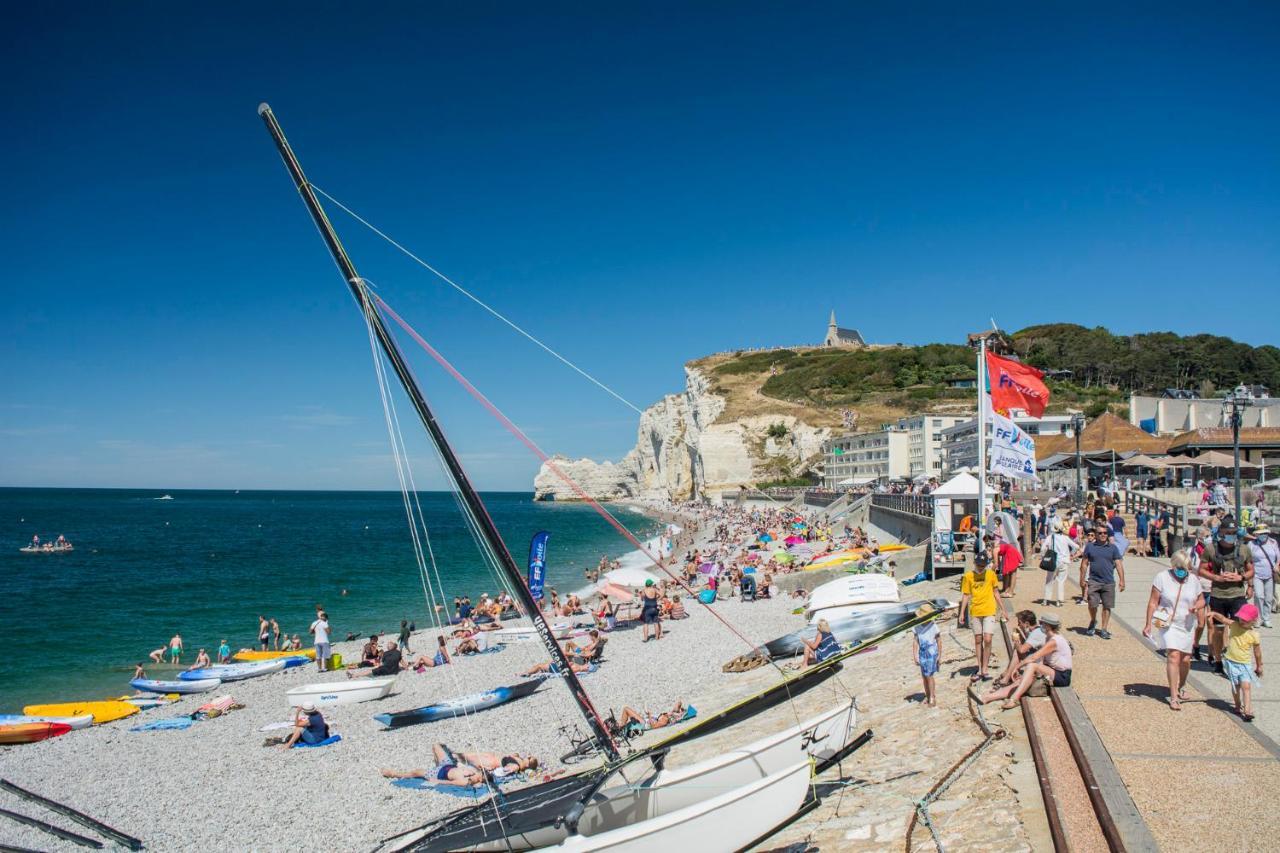 Appartement la belle vue le diamant des yeux mer et golf front mer à Étretat Extérieur photo