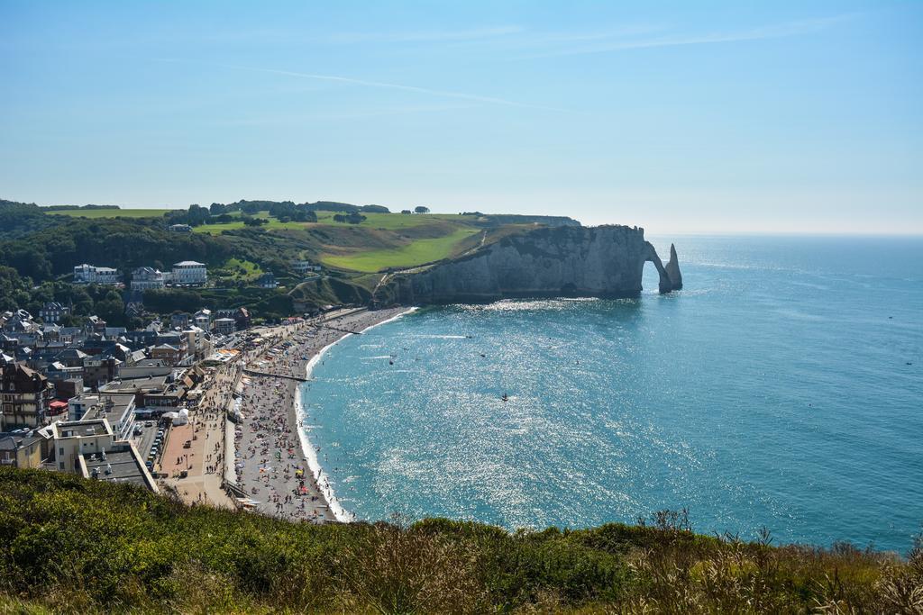 Appartement la belle vue le diamant des yeux mer et golf front mer à Étretat Extérieur photo